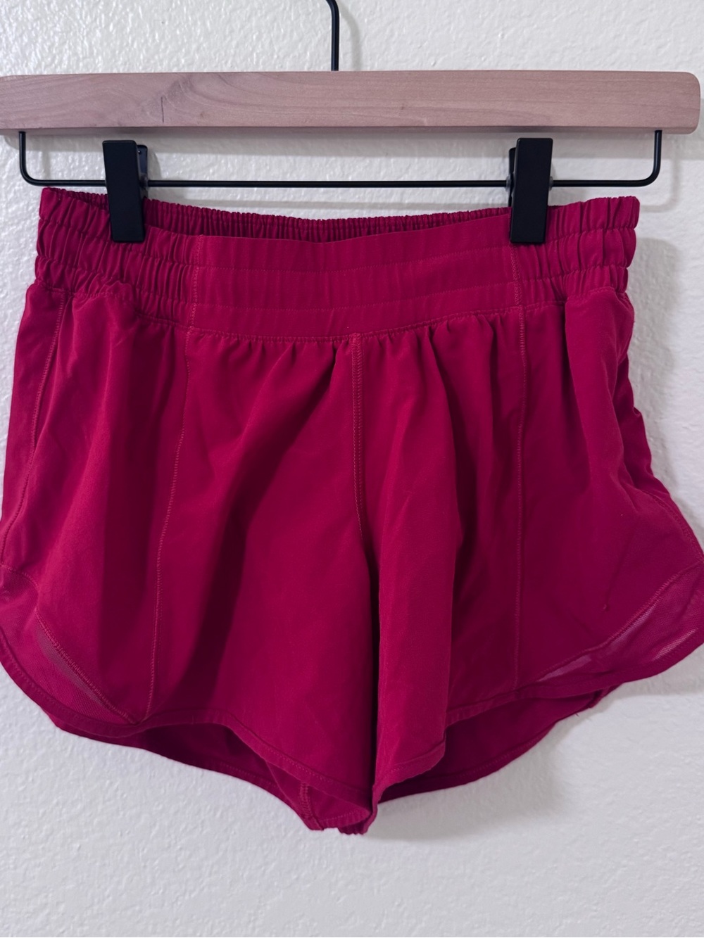 lululemon athletica Raspberry Athletic Shorts